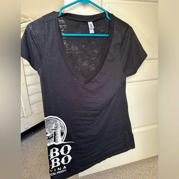 Women’s sheer burnout v neck Cabo wabo - Picture 1 of 4